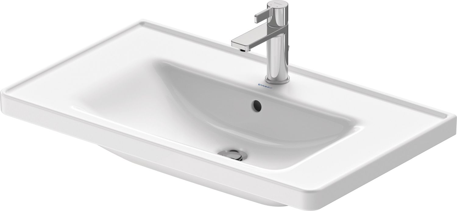 Darmowa Dostawa - Umywalka 80x48 cm prostokątna meblowa biała Duravit D-Neo 2367800000