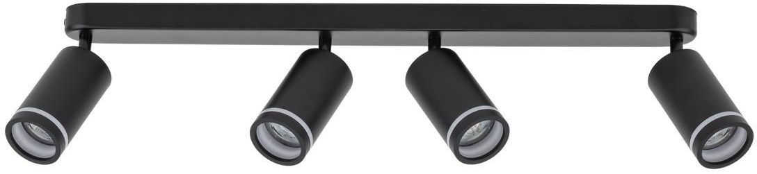 Darmowa Dostawa - Lampa podsufitowa 4x10 W czarna TK Lighting Jet 6916