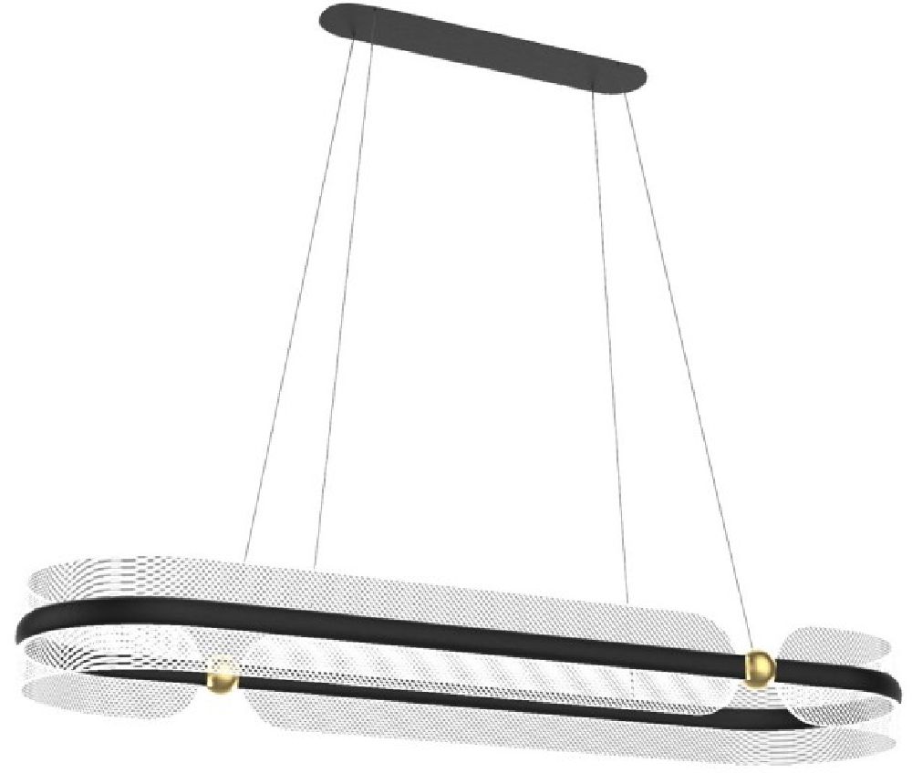 Darmowa Dostawa - Lampa wisząca 1x56 W czarna Italux Sopla PND6372856W3KBKGD