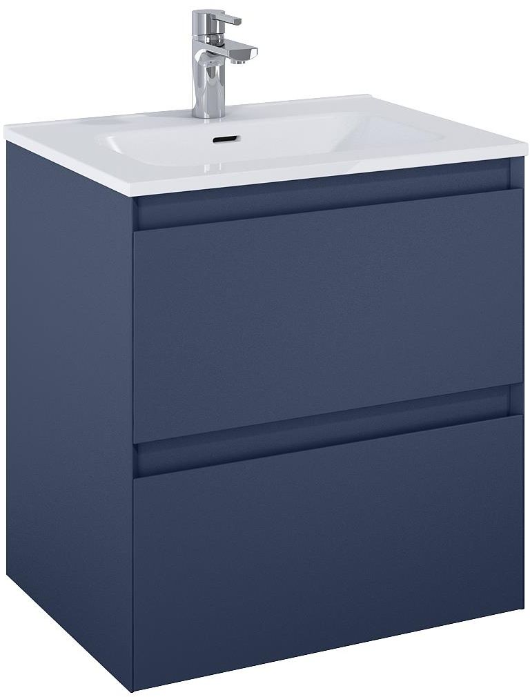 Darmowa Dostawa - Szafka 60x45.8x63.5 cm podumywalkowa wisząca niebieska Elita Split RE010600057030