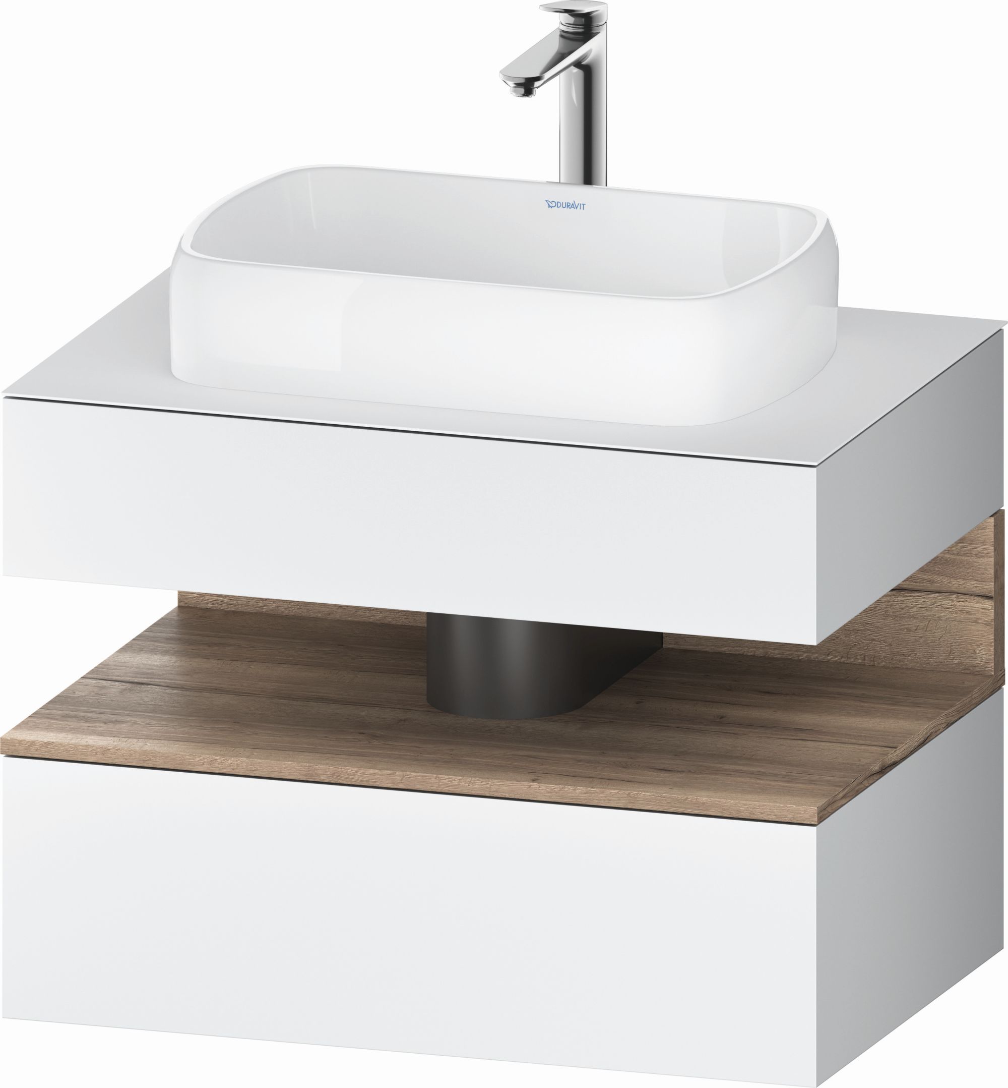 Darmowa Dostawa - Szafka 80x55x60 cm podumywalkowa wisząca biały Duravit Qatego QA4730055180010