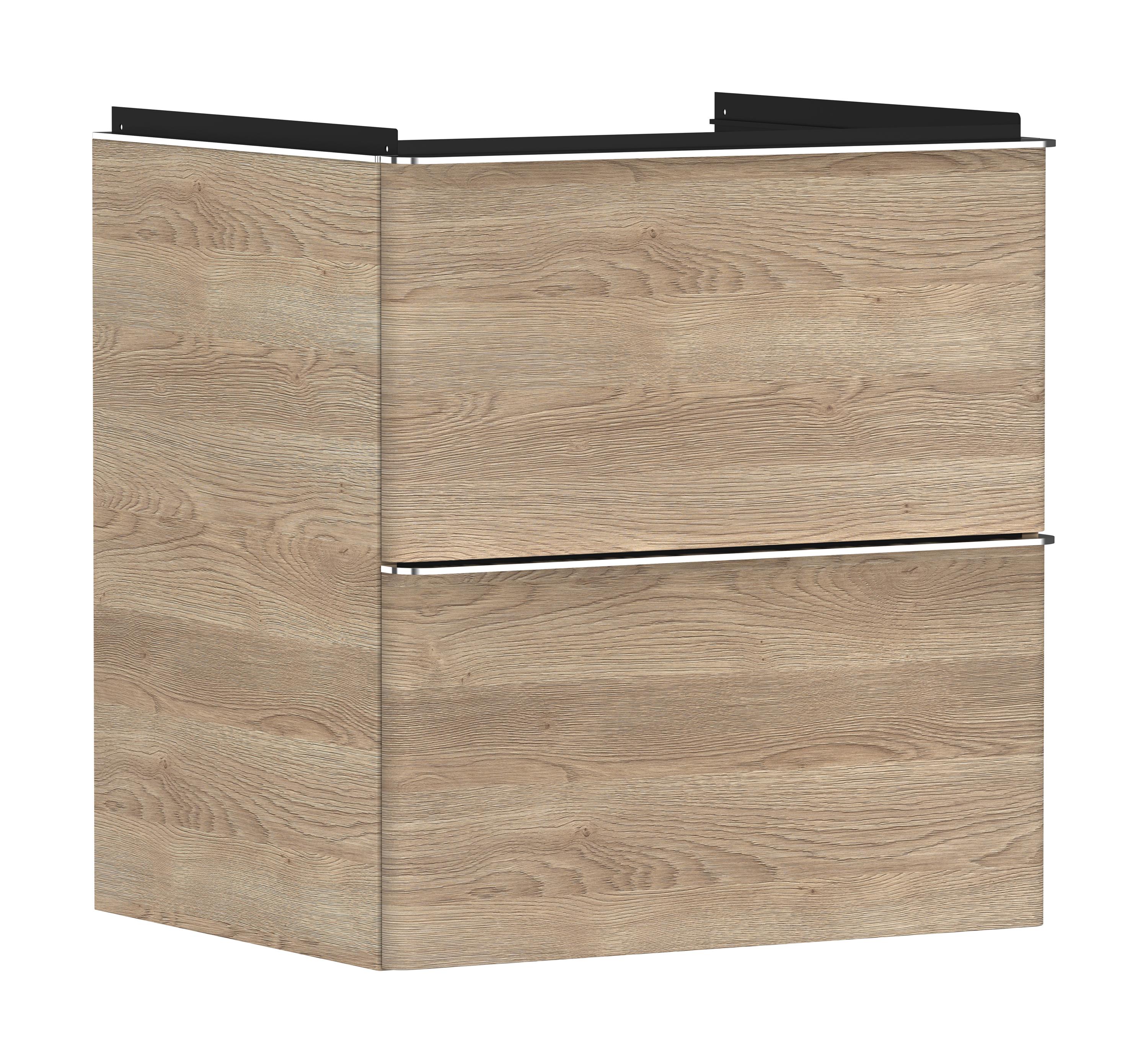 Darmowa Dostawa - Szafka 58x49.5x60.5 cm podumywalkowa wisząca dab Hansgrohe Xelu Q 54025000