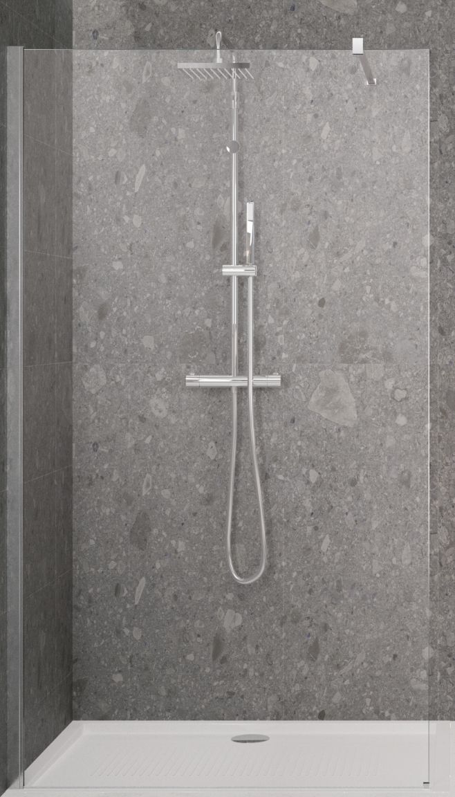 Darmowa Dostawa - Ścianka prysznicowa 80 cm Novellini Kali KALIH801B