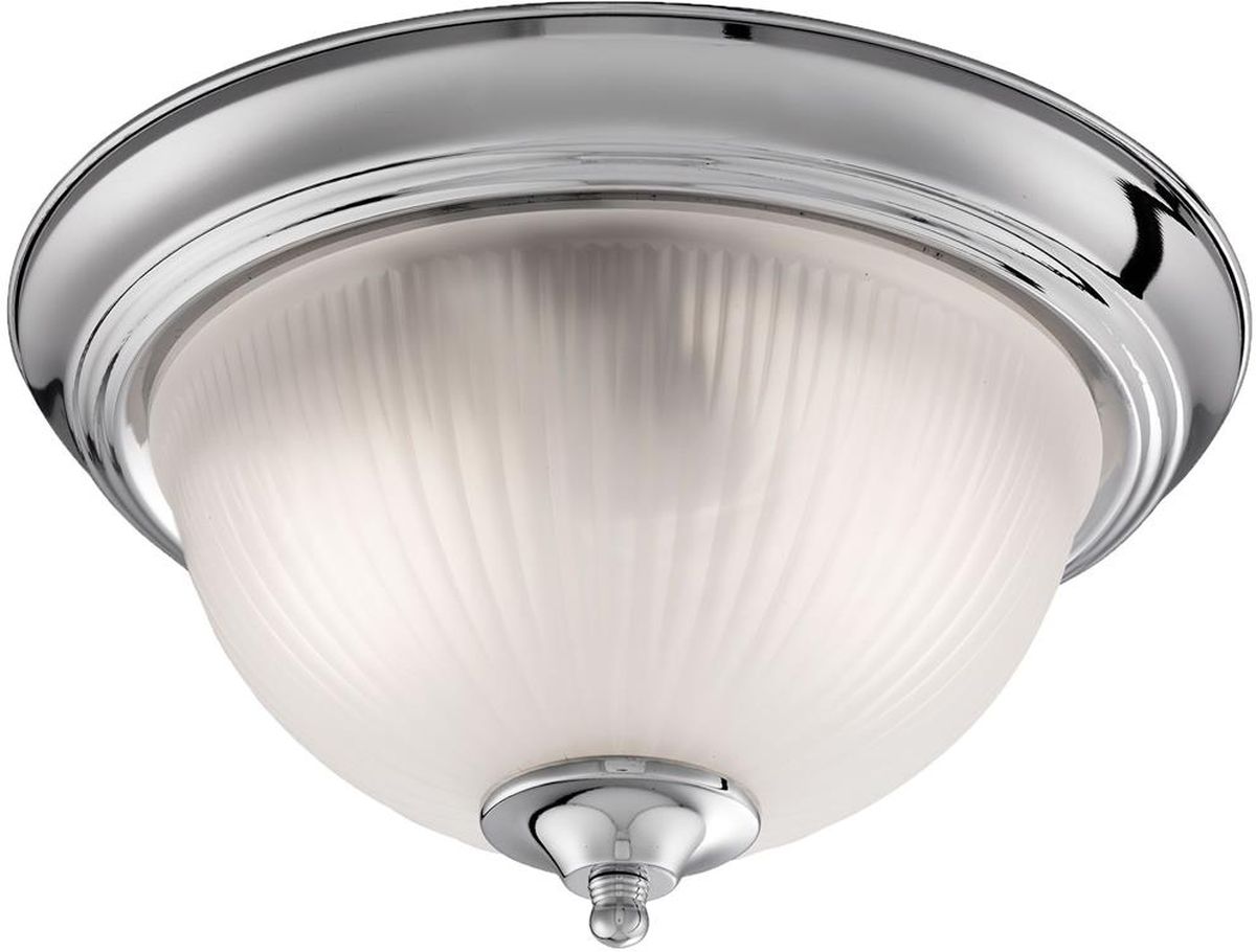 Darmowa Dostawa - Plafon 2x60 W biały-srebrny Searchlight American Diner 4042