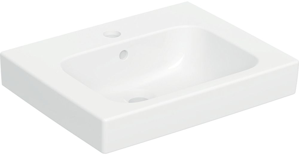 Darmowa Dostawa - Umywalka 50x40 cm prostokątna meblowa biała Geberit Modo 502831001