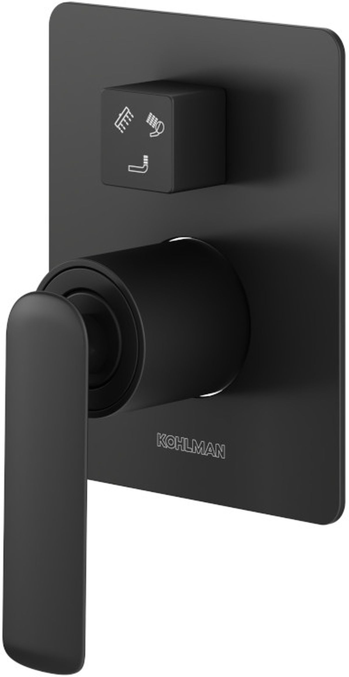 Darmowa Dostawa - Bateria wannowo-prysznicowa podtynkowa Kohlman Experience Black QW211EB