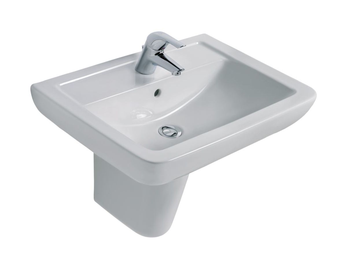 Darmowa Dostawa - Umywalka 65x46 cm prostokątna ścienna biała Ideal Standard Ecco V302701