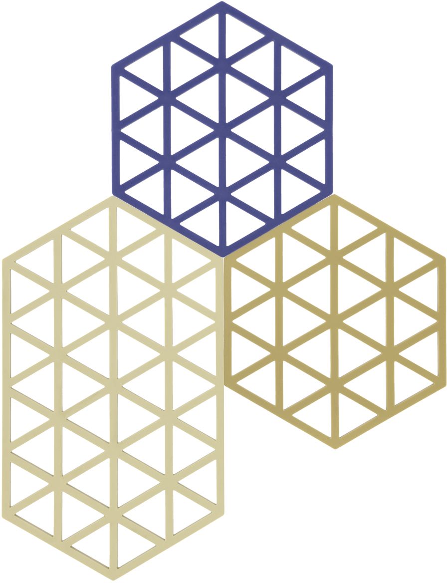 Darmowa Dostawa - Podstawka kuchenna 24x14x cm mix kolor Zone Denmark Triangles 32706