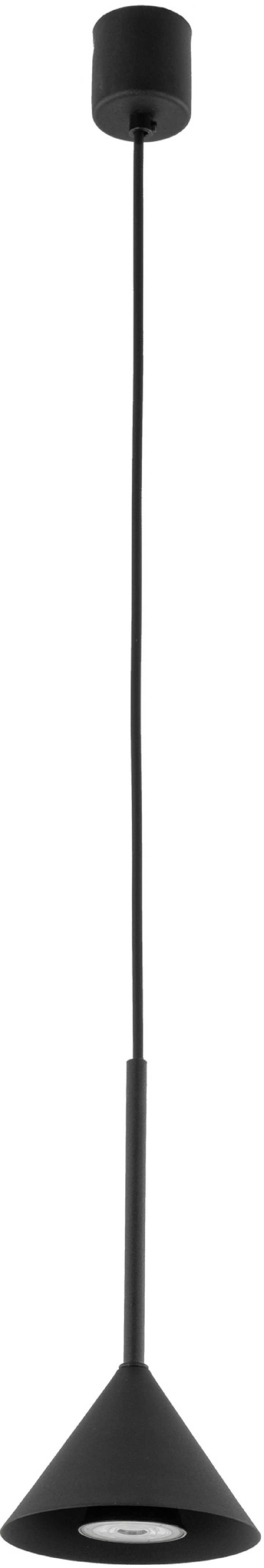 Darmowa Dostawa - Lampa wisząca 1x10 W czarna TK Lighting Cono 10304