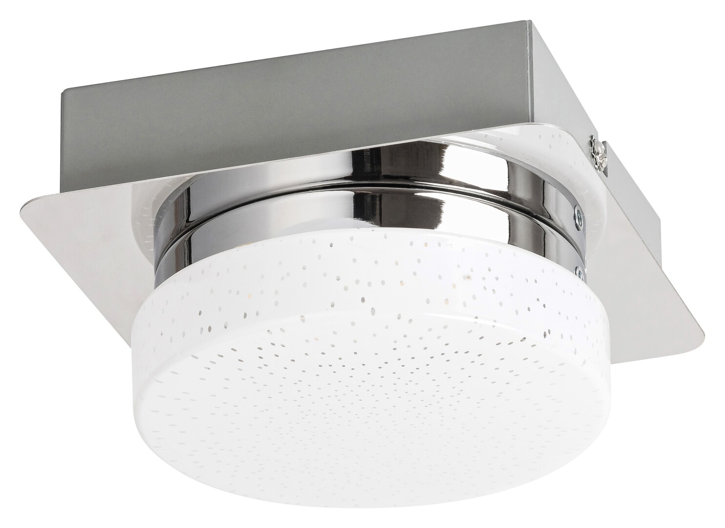 Darmowa Dostawa - Lampa podsufitowa 1x5 W biała-chrom Rabalux Hilary 5661