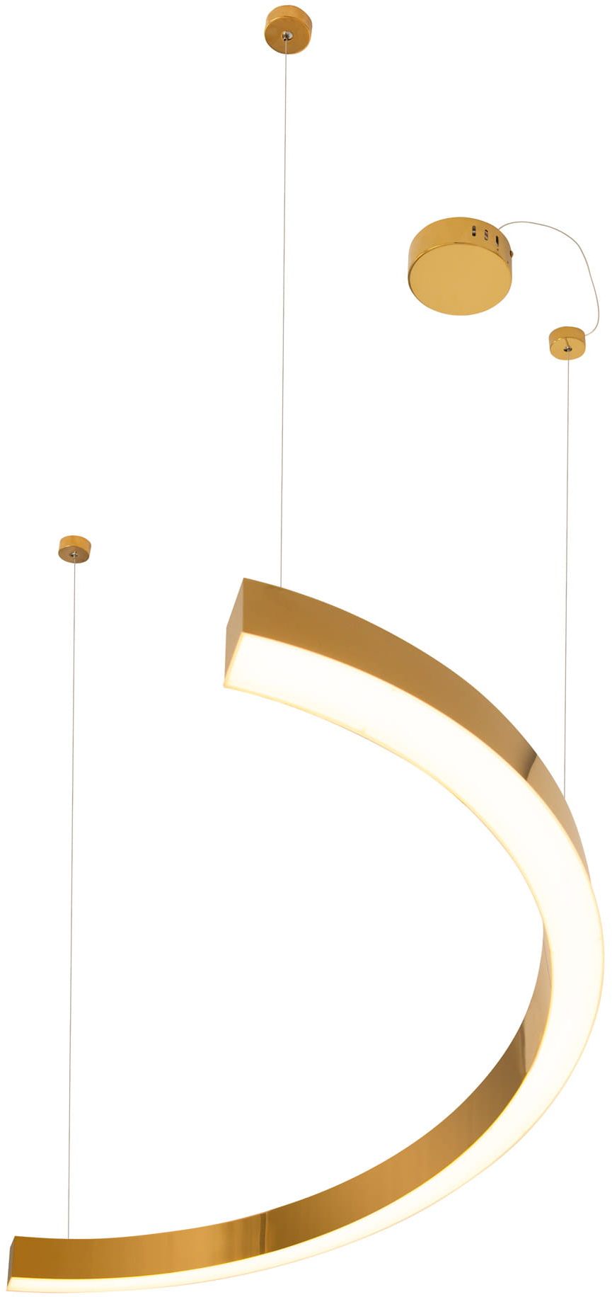 Darmowa Dostawa - Lampa wisząca 1x33 W złoty MaxLight Lotus P0422D