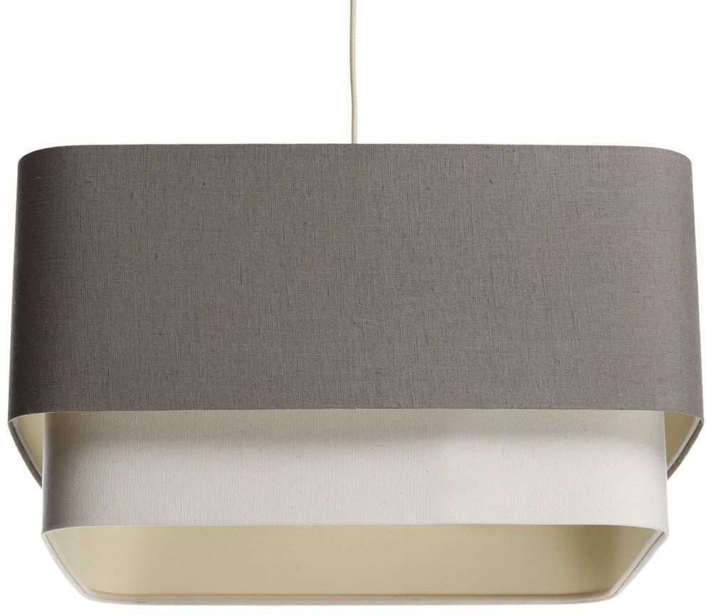 Darmowa Dostawa - Lampa wisząca 1x60 W szary/popielaty-kremowa-beżowa BPS Koncept Kwadro duo KWD003