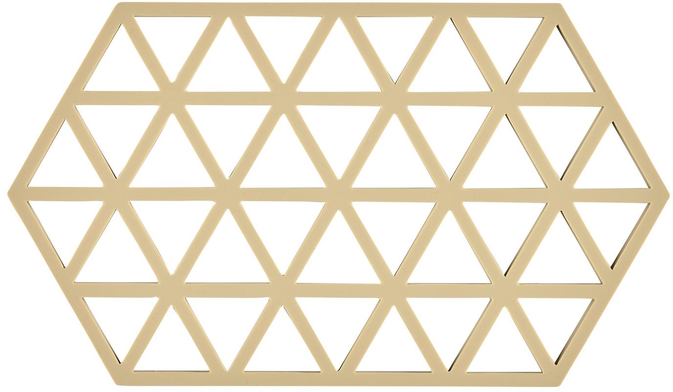 Darmowa Dostawa - Podstawka kuchenna 38x24x1 cm beżowy Zone Denmark Triangles 12430