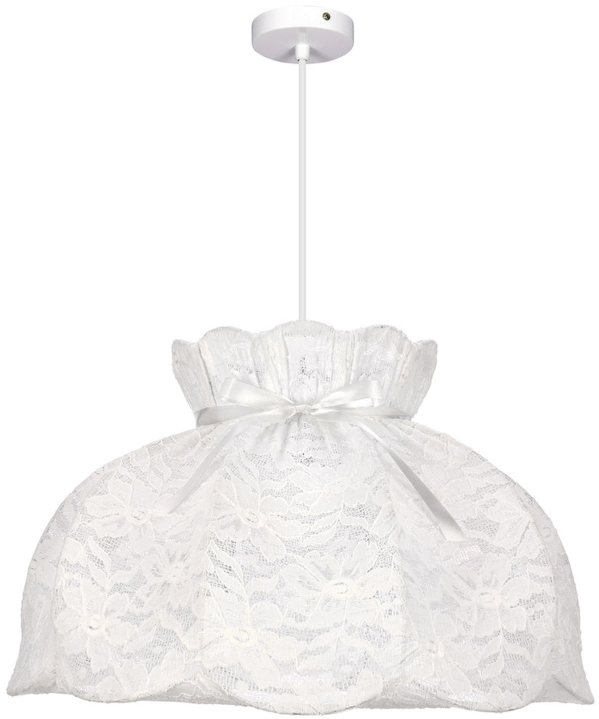 Darmowa Dostawa - Lampa wisząca 1x40 W biała Candellux Rossini 3139408
