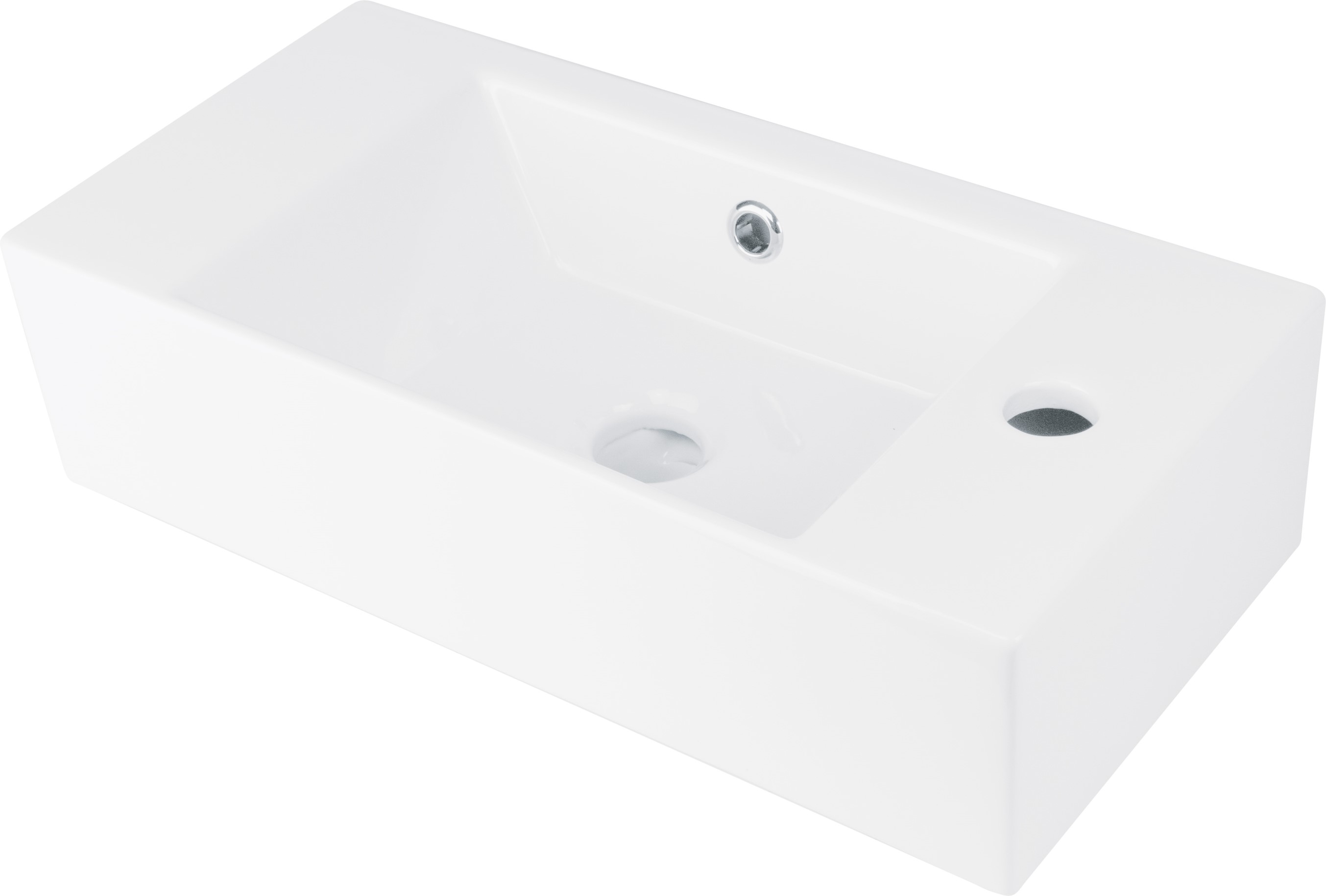 Darmowa Dostawa - Umywalka 51x25 cm prostokątna nablatowa biała Deante Hiacynt New CDY6U2R