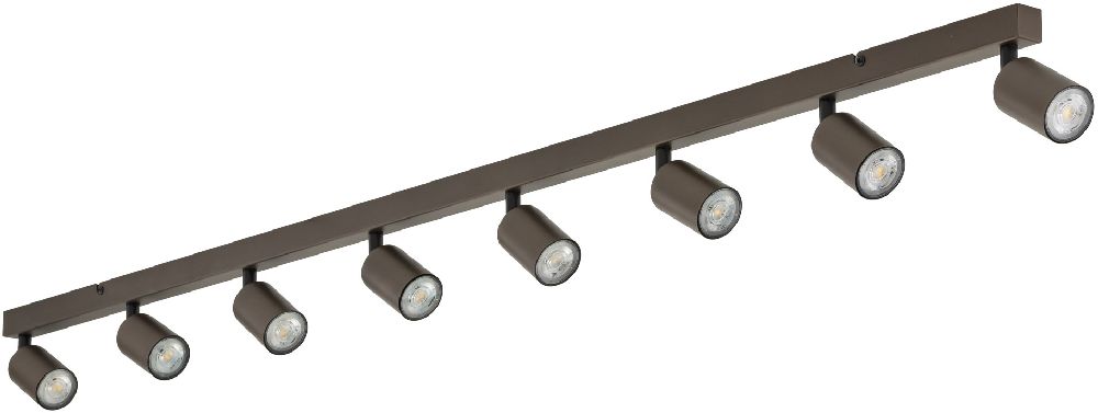 Darmowa Dostawa - Lampa podsufitowa powyżej 6x10 W brązowa TK Lighting Top 6184