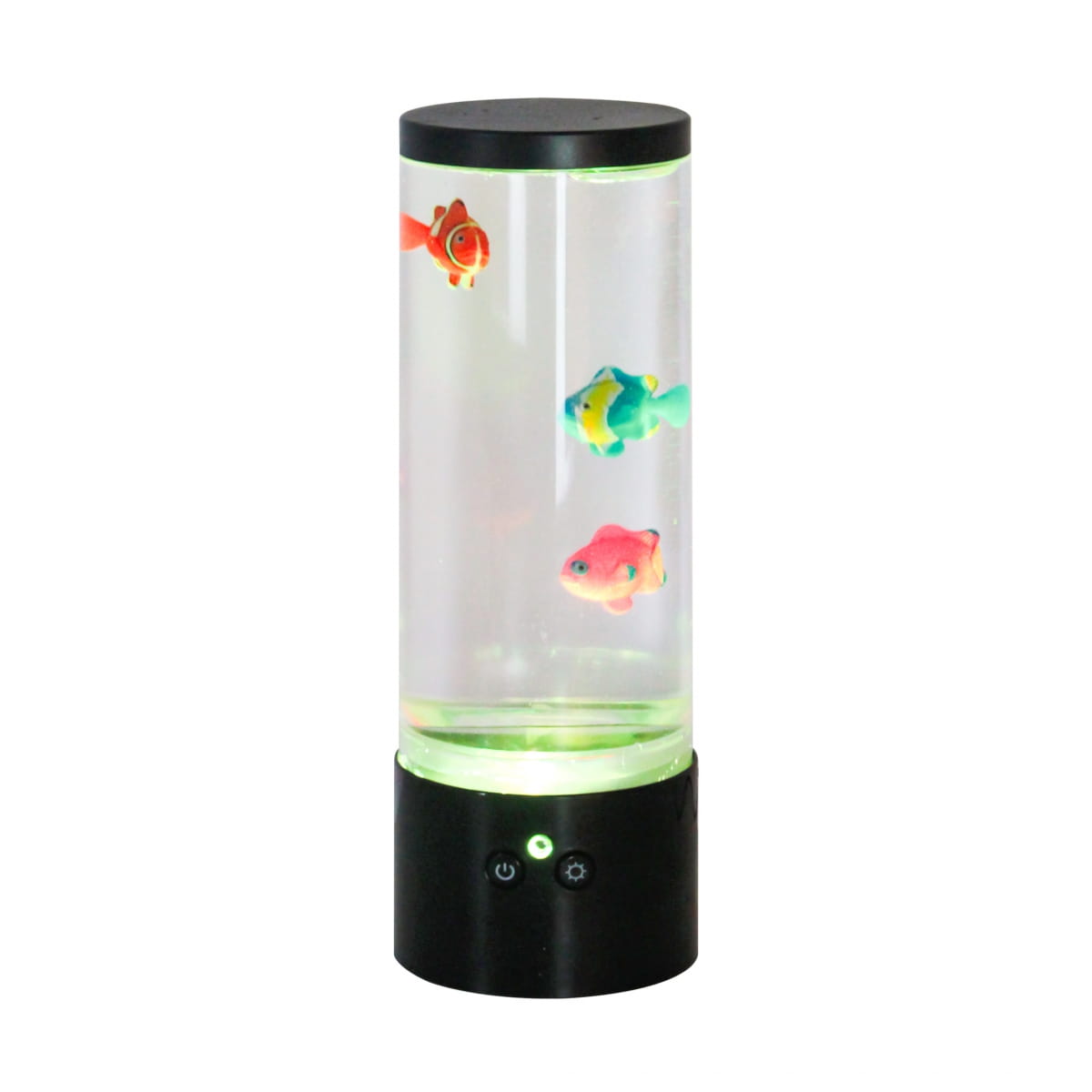 Darmowa Dostawa - Lampka nocna RGB 1x2.25 W czarna-przezroczysta Zuma Line Aqua 87946