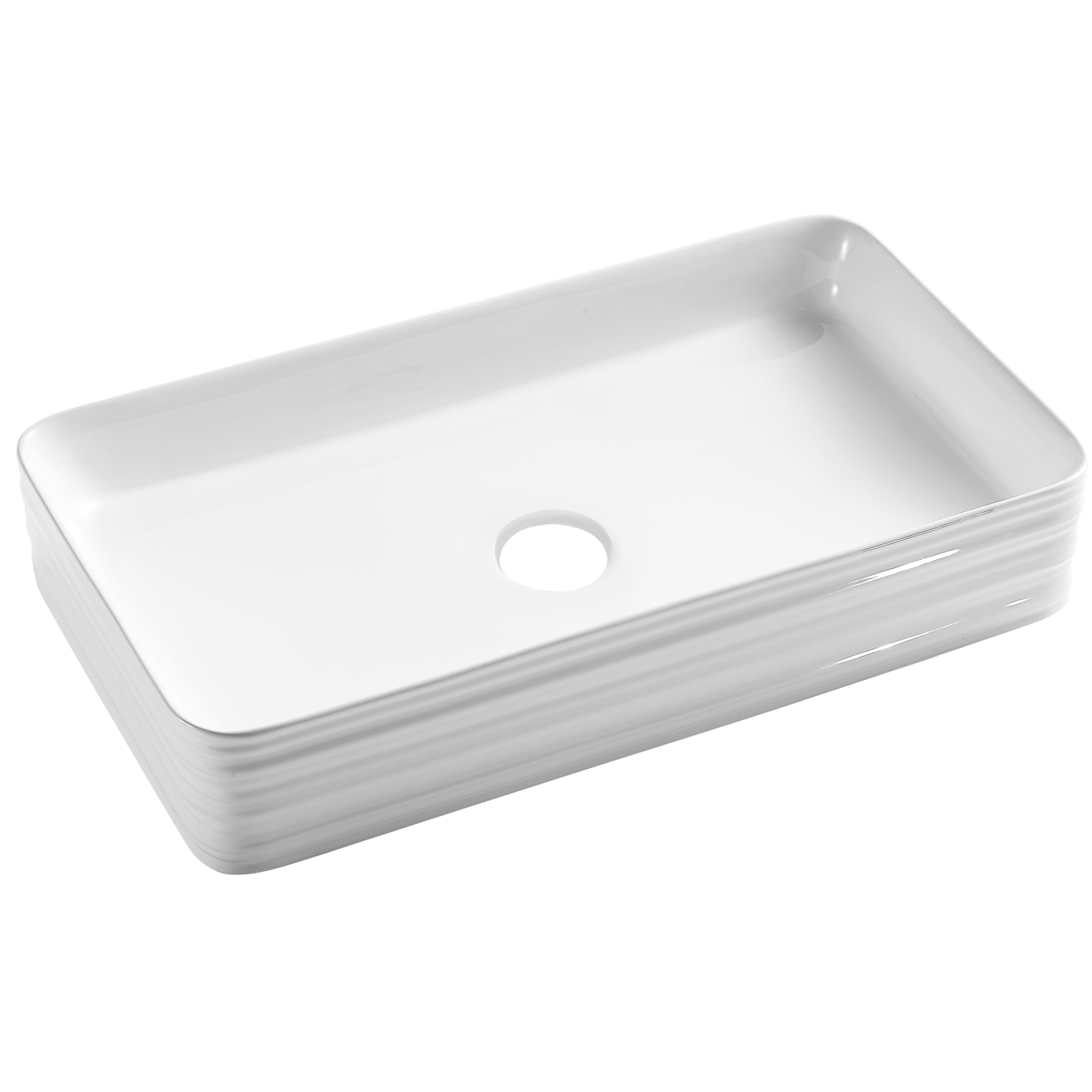 Darmowa Dostawa - Umywalka 66x38 cm prostokątna nablatowa biała Invena Akte CE54P01