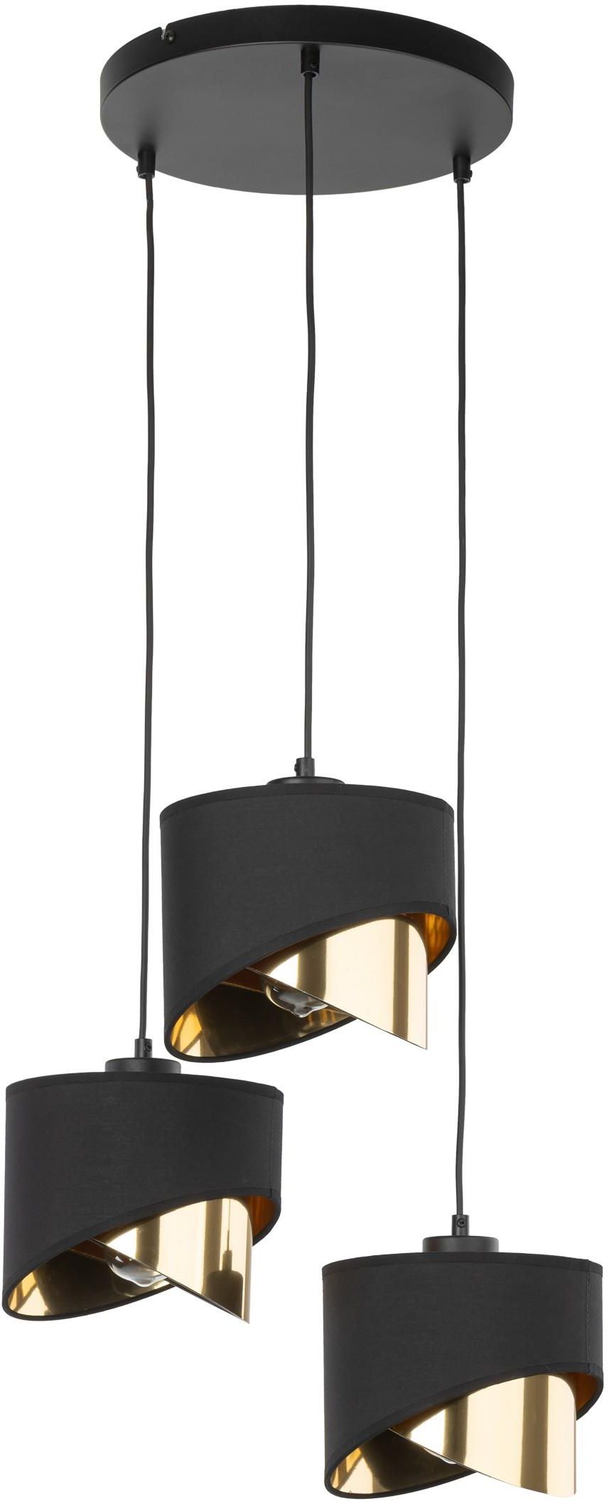 Darmowa Dostawa - Lampa wisząca 3x15 W czarny TK Lighting Grant 4876