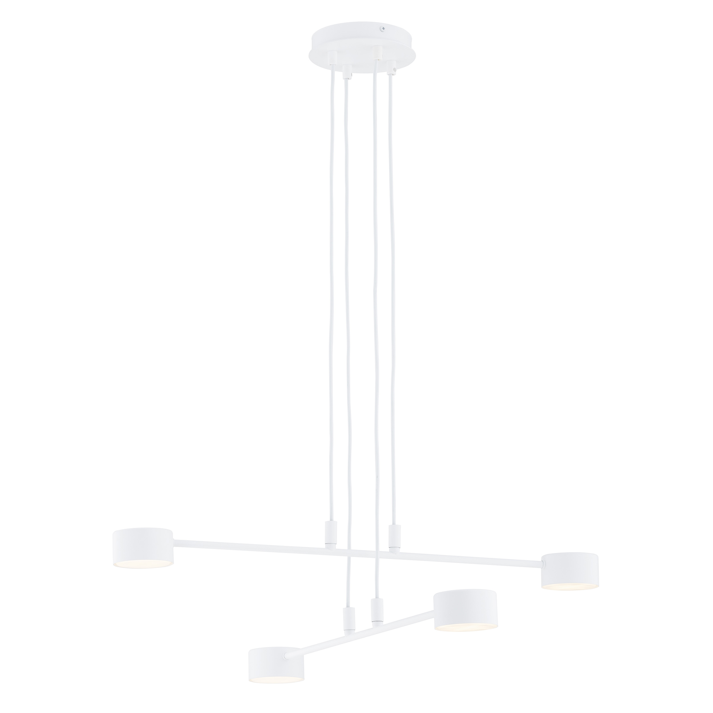 Darmowa Dostawa - Lampa wisząca 4x12 W biały Emibig Modus 13404