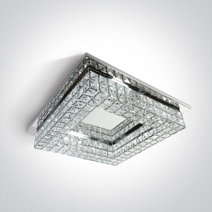 Darmowa Dostawa - Plafon 1x24 W chrom One Light 62184BCW
