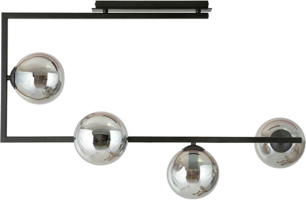Darmowa Dostawa - Lampa podsufitowa 4x10 W czarny Emibig Soma 12904