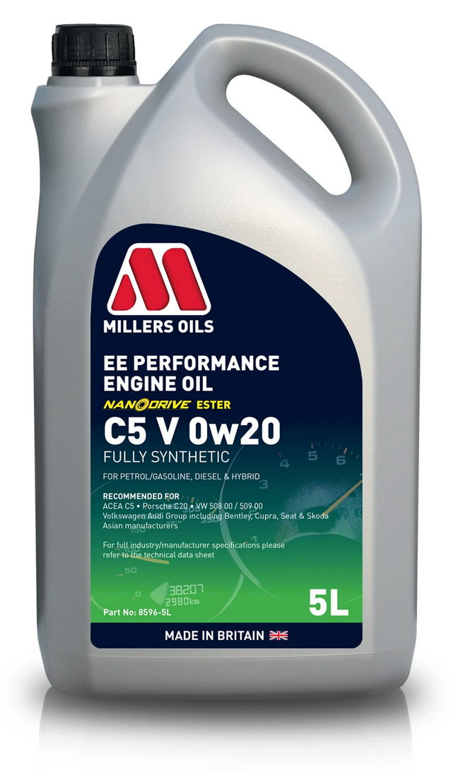 MILLERS EE PERFORMANCE C5 V 0W20 5L - Petrostar
