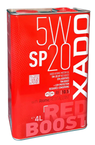 XADO ATOMIC OIL RED BOOST 5W20 SP 4L - Petrostar