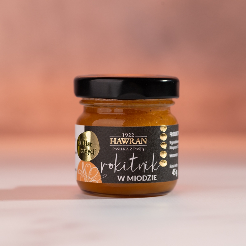 Rokitnik w miodzie wielokwiatowym 45g - Pasieka z Pasją Hawran