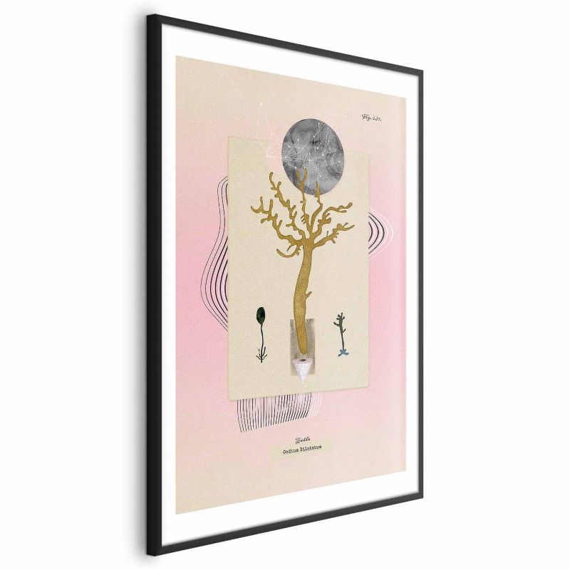 Plakat Artgeist Niezwykła roślina 40x60 cm z ramą czarną 1 szt
