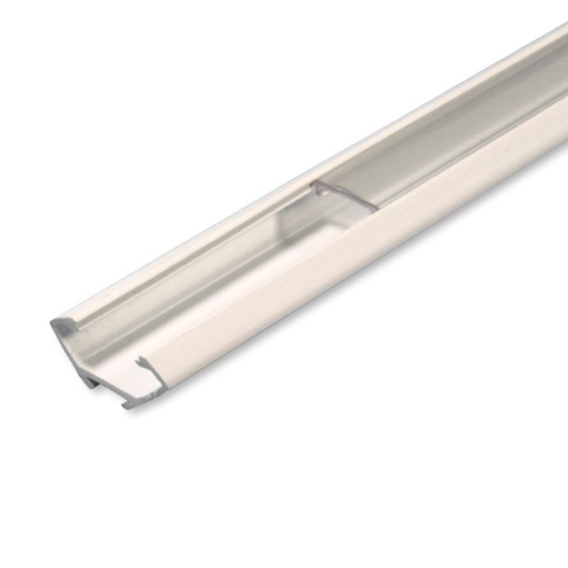 Profil LED MasterLED PCV narożny 22x12 Biały z transparentnym kloszem 2m 1 szt.