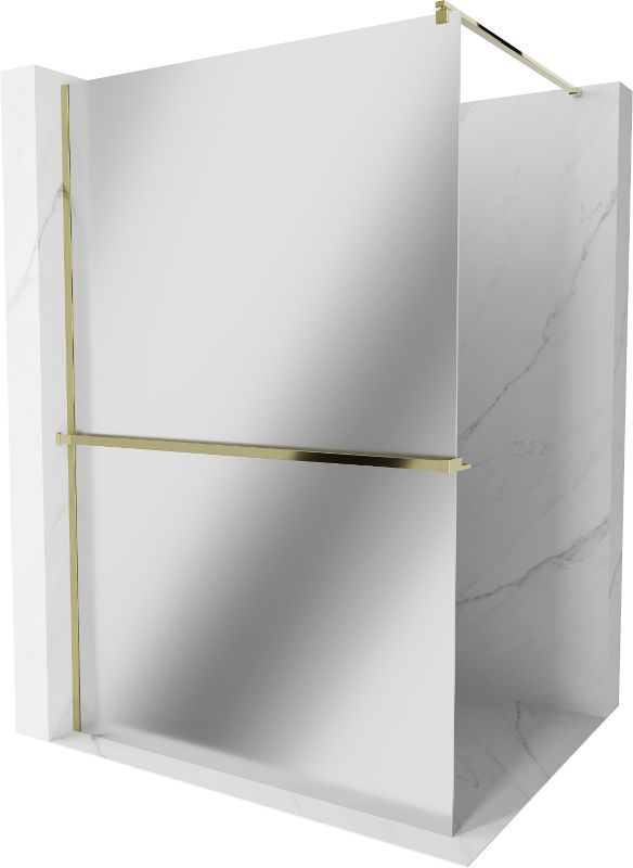 Ścianka prysznicowa Mexen Kioto+ złota lustro 90x200 cm 800-090-121-50-50 1 szt.