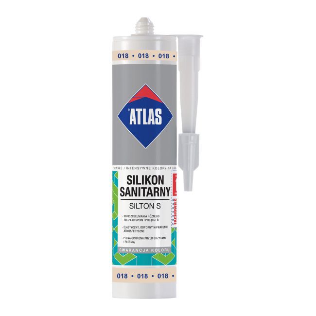 Silikon Atlas 018 beż pastelowy 280 ml