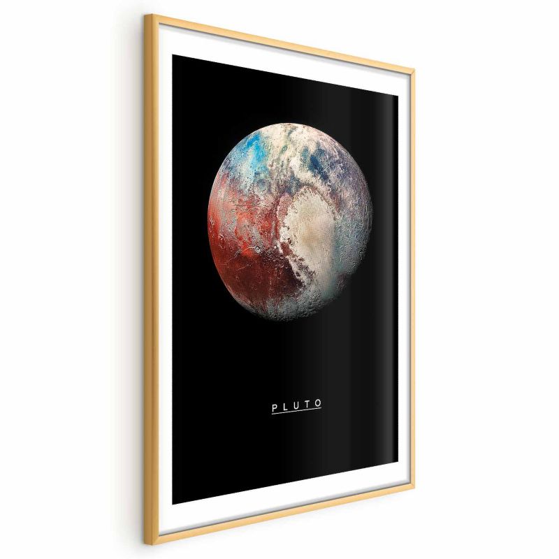 Plakat Artgeist Pluton 60x90 cm z ramą złotą 1 szt