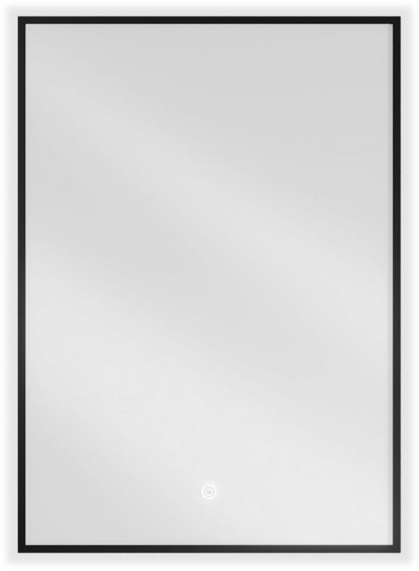 Lustro łazienkowe podświetlane Mexen Erma czarne 50x70 cm 1 szt.