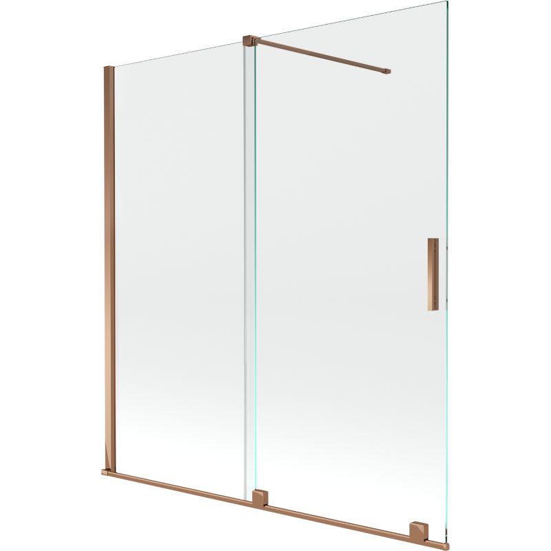 Parawan nawannowy 2-skrzydłowy Mexen Velar różowe złoto 150x150 cm 1 szt.