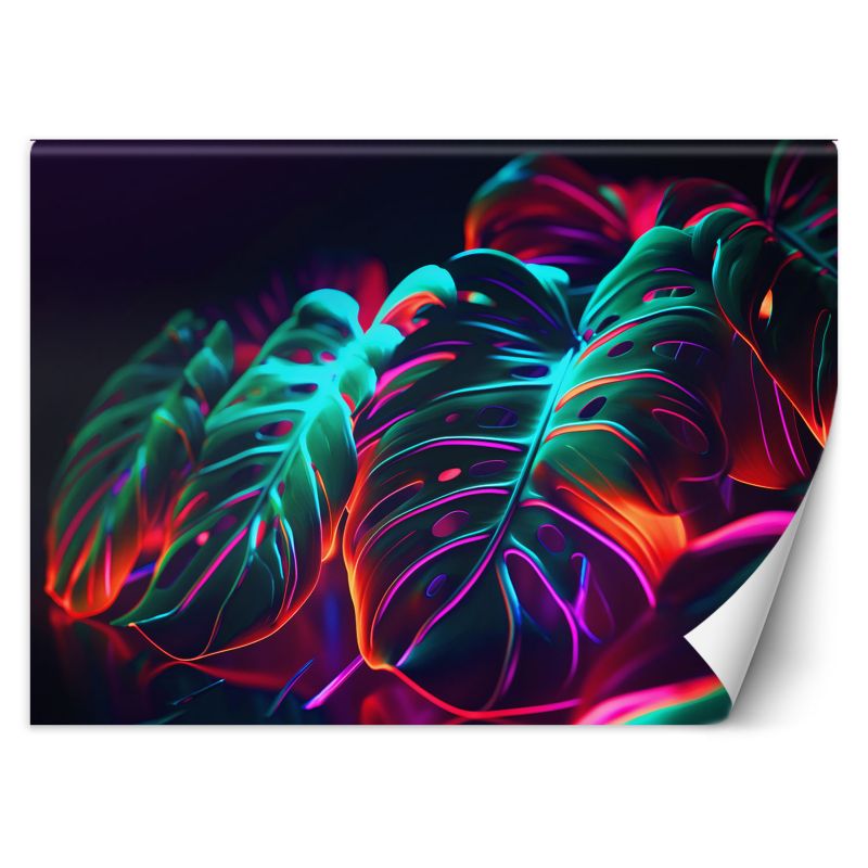 Fototapeta Feeby Liście monstera w futurystycznym stylu 300x210 1 szt