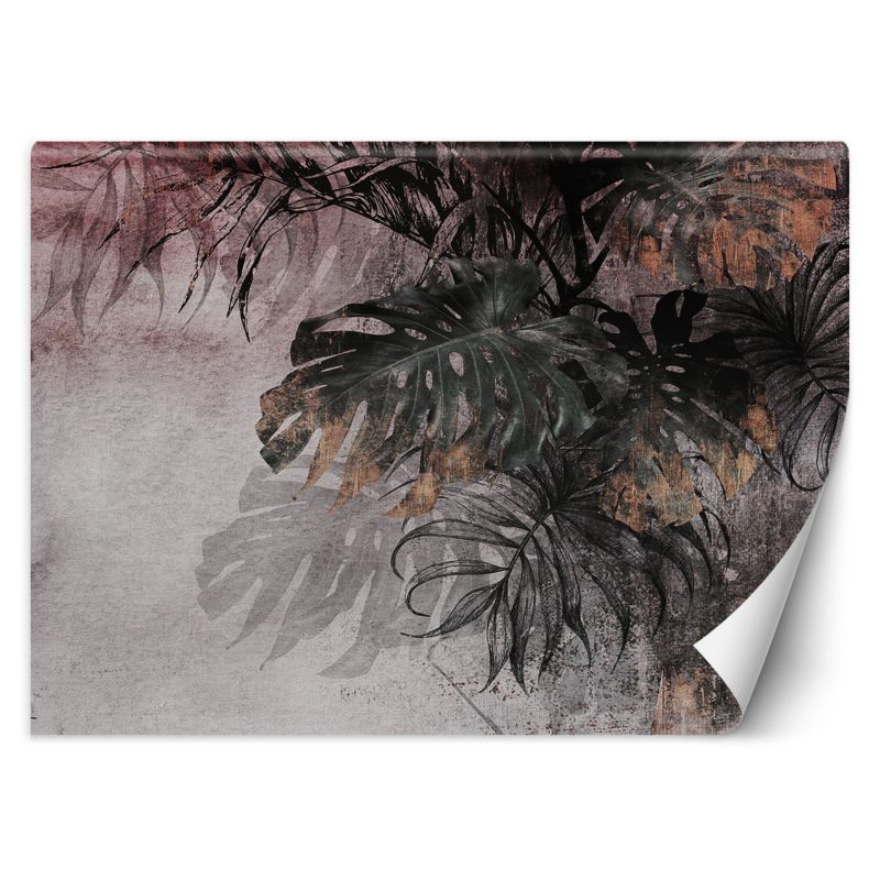 Fototapeta Feeby Monstera Liście Róż Złoto 300x210 1 szt