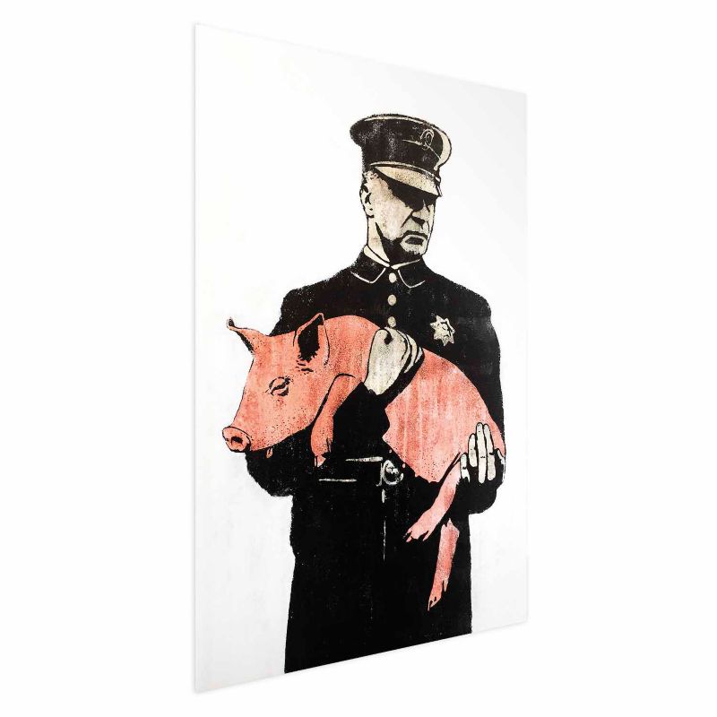 Plakat Artgeist Policyjna świnia 21x30 cm bez ramy 1 szt