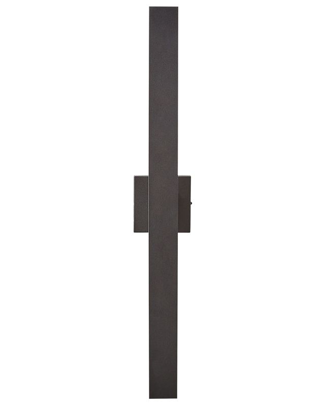 Lampa ścienna ogrodowa LED Melgam Czarny 1 szt.