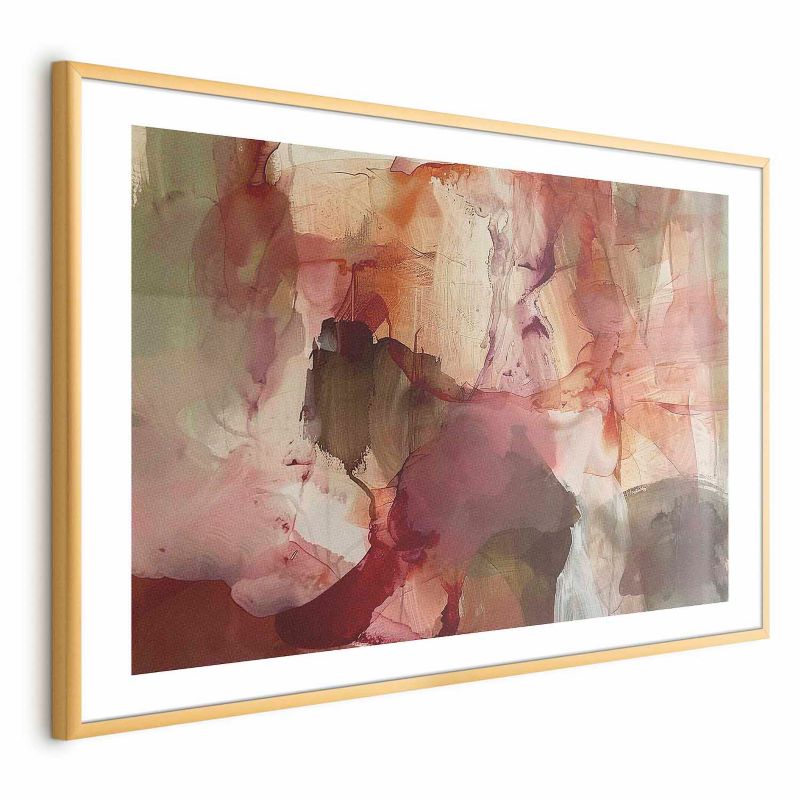 Plakat Artgeist Wiosenna kompozycja 60x40 cm z ramą złotą 1 szt