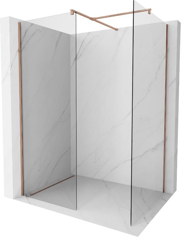 Ścianka prysznicowa Mexen Kioto różowe złoto 130x120 cm 800-130-202-60-00-120 1 szt.
