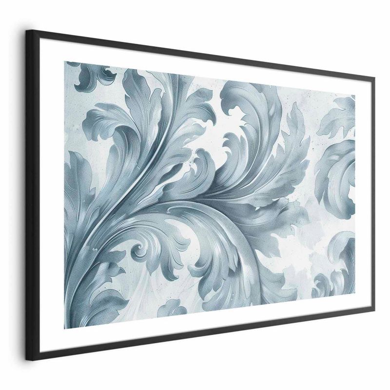 Plakat Artgeist Kamienny ornament 42x29,7 cm z ramą czarną 1 szt