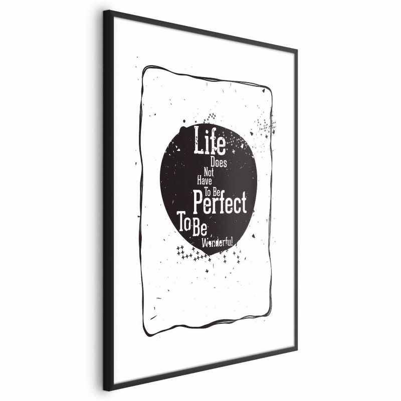 Plakat Artgeist Life 29,7x42 cm z ramą czarną 1 szt
