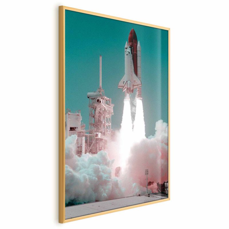 Plakat Artgeist Nowa era 29,7x42 cm z ramą złotą 1 szt