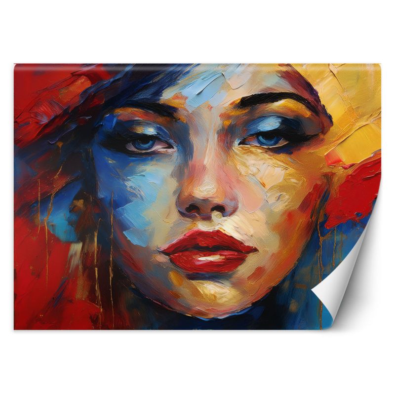 Fototapeta Feeby Kobieta Twarz Kolorowy 250x175 1 szt