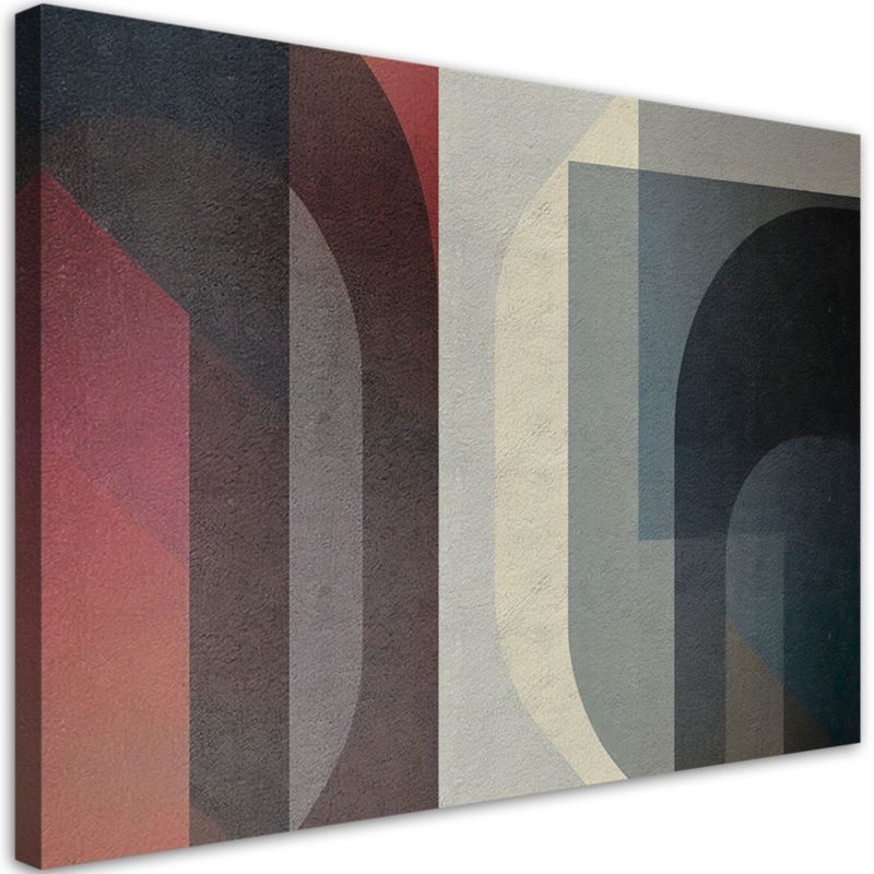 Obraz do salonu sypialni Feeby Abstrakcja Retro Kolorowa 60x40cm 1szt