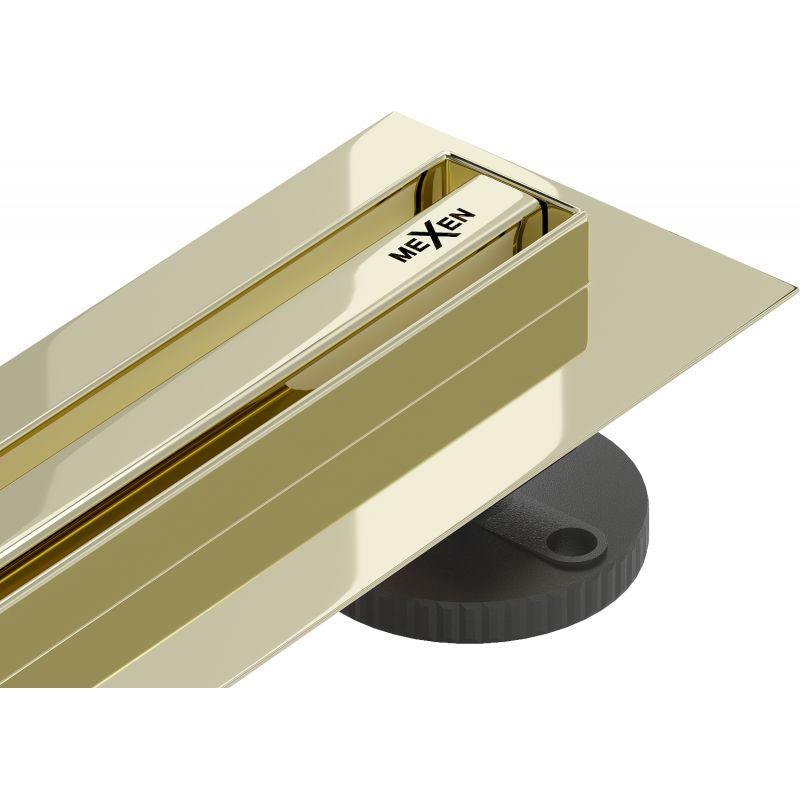 Odpływ liniowy Mexen Slim złoty 140 cm 1 szt.