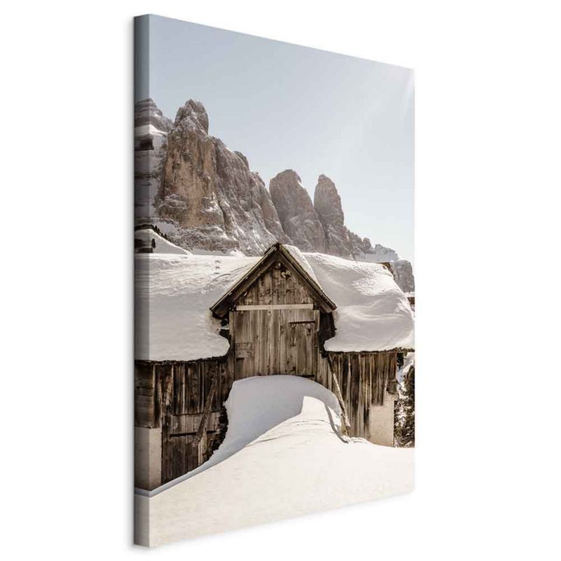 Obraz Artgeist Zima w Dolomitach 40 x 60 cm flizelina 1 szt
