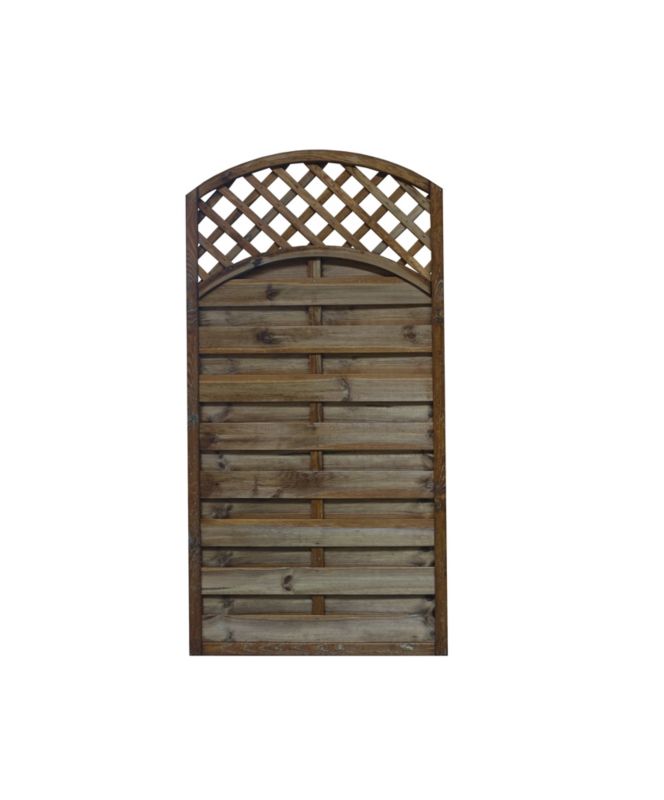 Płot Roma Olga 2 x łuk 90x180/160 cm brąz 1szt.